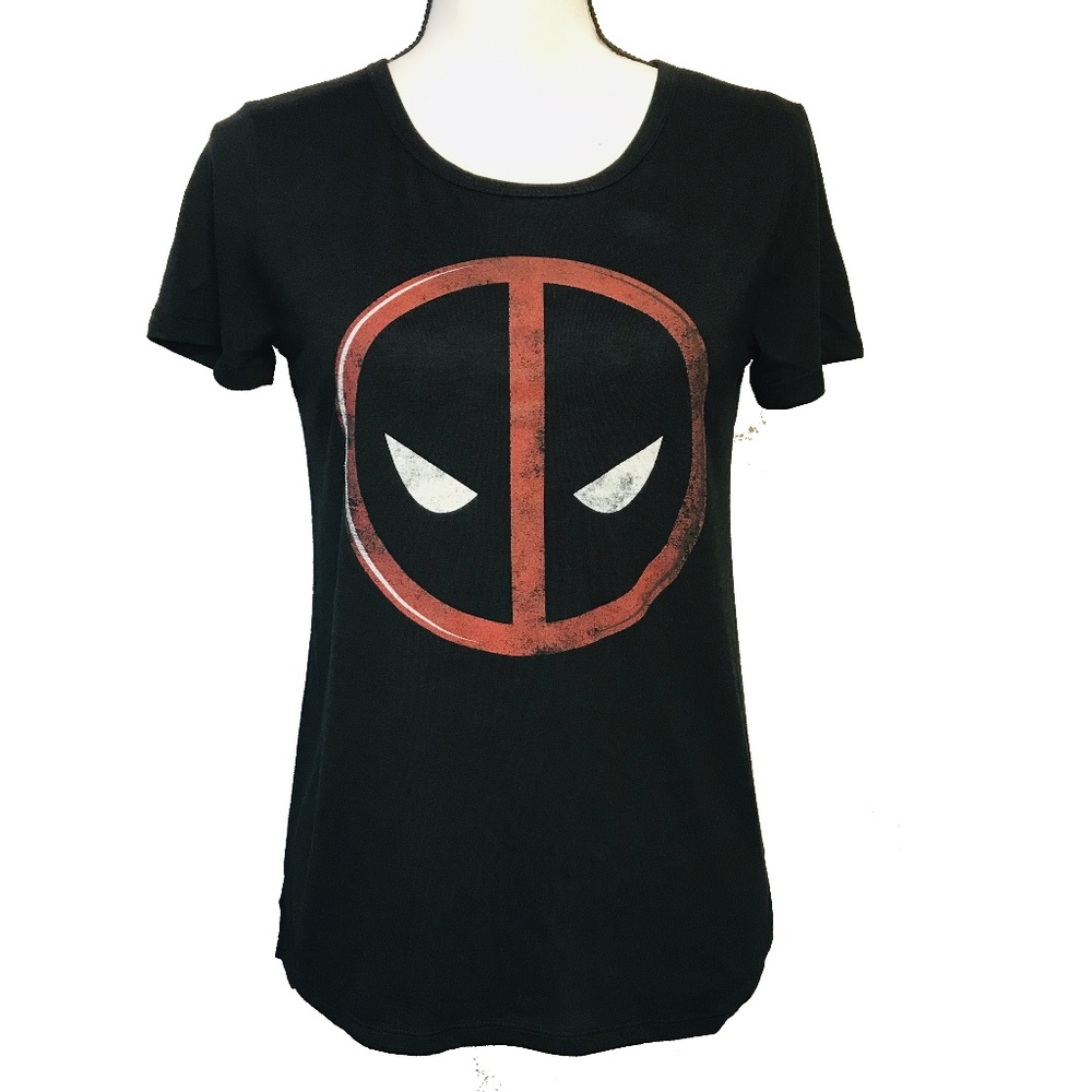 Marvel Comics Deadpool Juniors Women's Black Small